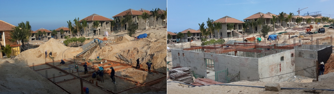 X&acirc;y dựng nhiều hạng mục c&ocirc;ng tr&igrave;nh sai ph&eacute;p, khu du lịch Cam Ranh Bayana Resort bị phạt 440 triệu.