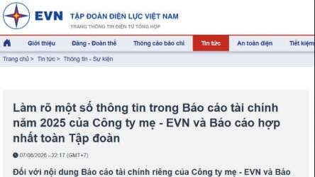 EVN giải tr&igrave;nh về lợi nhuận kỷ lục v&agrave; khoản tiền gửi ng&acirc;n h&agrave;ng h&agrave;ng trăm ngh&igrave;n tỷ đồng.