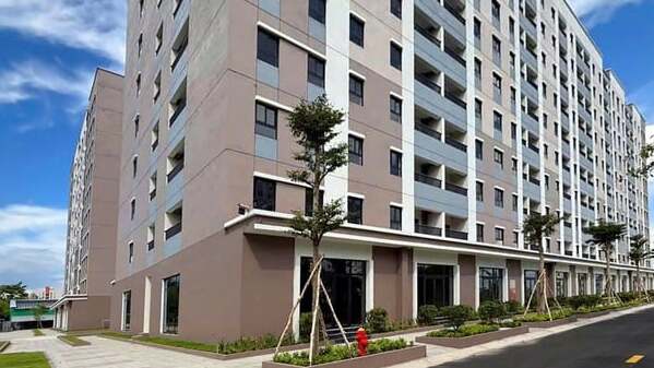 Dự &aacute;n NOXH Golden City An Giang đ&atilde; ho&agrave;n thiện nhưng chưa đủ điều kiện để b&agrave;n giao nh&agrave; cho người mua.