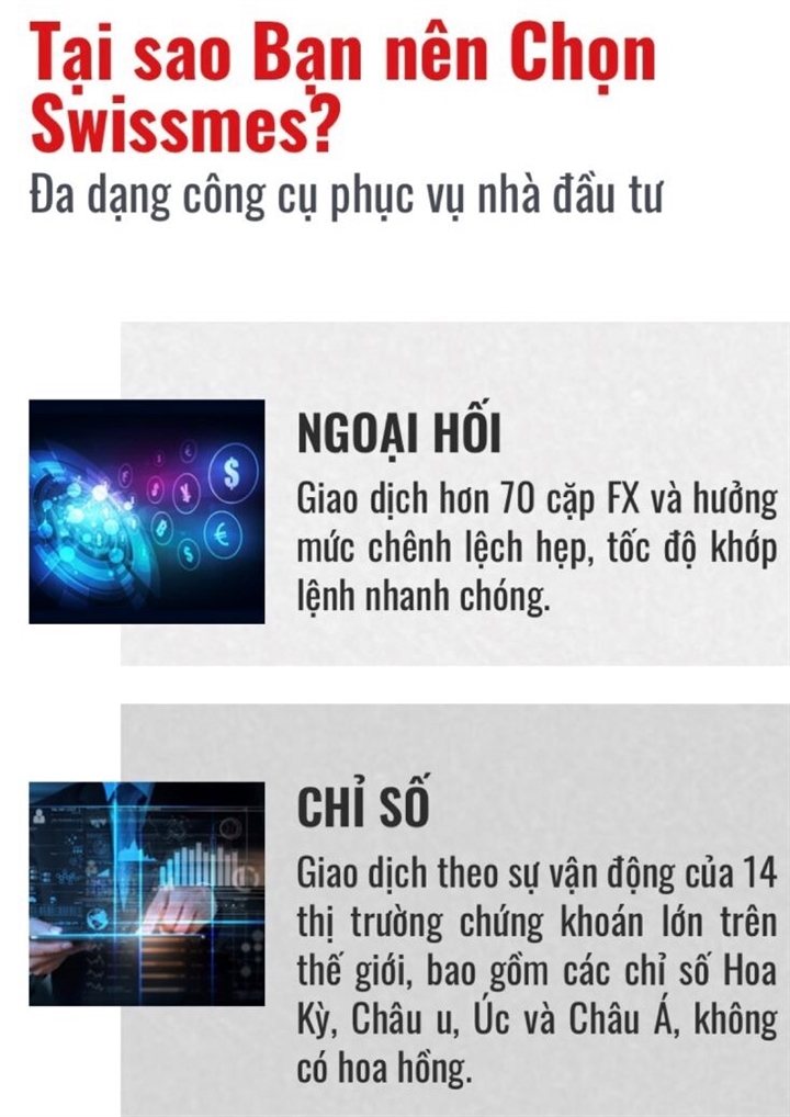 Quảng c&aacute;o của s&agrave;n Swissmes.