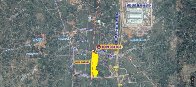 Phối cảnh Khu d&acirc;n cư Đ&ocirc;ng T&acirc;y Phổ Y&ecirc;n nh&igrave;n từ tr&ecirc;n cao. Ảnh:&nbsp;datnenmienbac.net