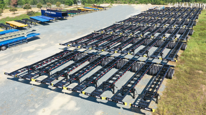 L&ocirc; sơmi rơ mo&oacute;c chuẩn bị xuất khẩu của Thaco. &nbsp;