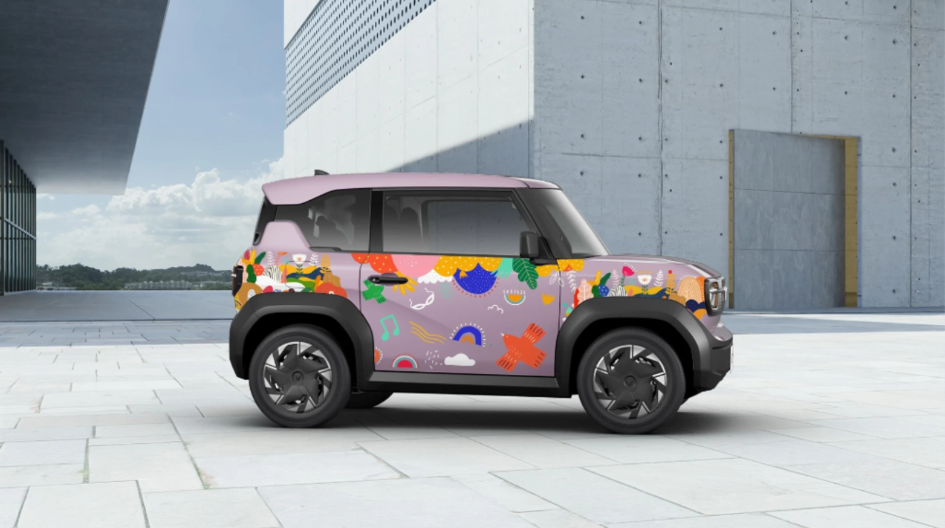 Thiết kế ngoại thất của VF 3 t&ugrave;y chọn d&agrave;nh cho kh&aacute;ch h&agrave;ng.