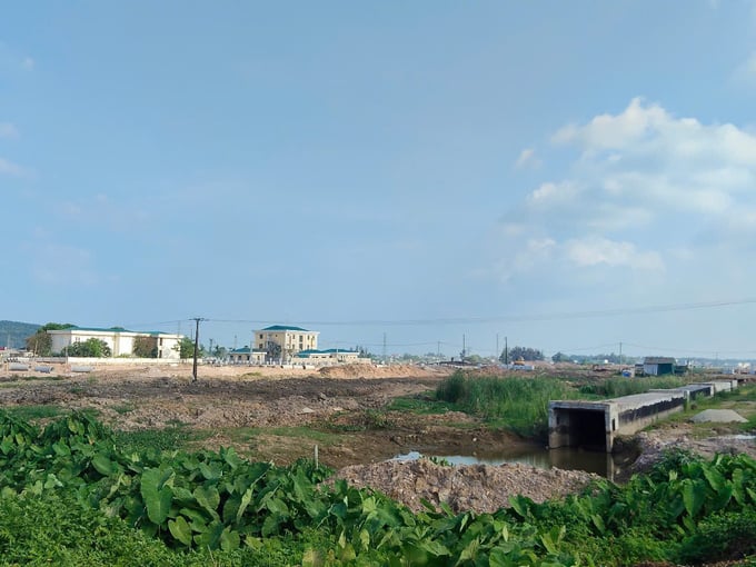 Mặt bằng vừa dừng tổ chức phi&ecirc;n đấu gi&aacute; quyền sử dụng đất.