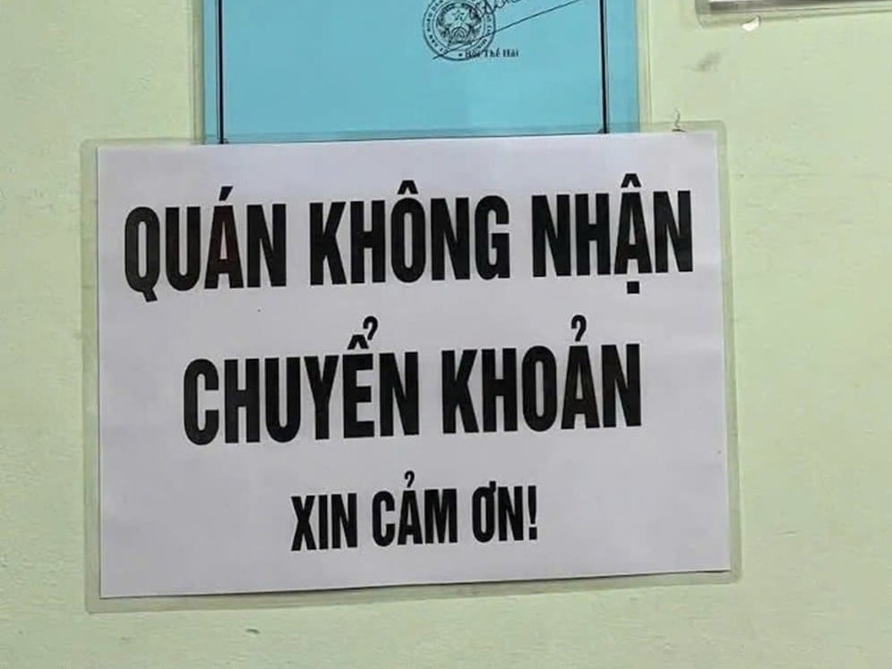 Nội dung xuất hiện tại nhiều qu&aacute;n ăn.