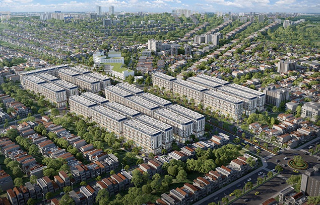 Phối cảnh tổng thể dự &aacute;n Him Lam Vạn Ph&uacute;c (Ảnh: IT).