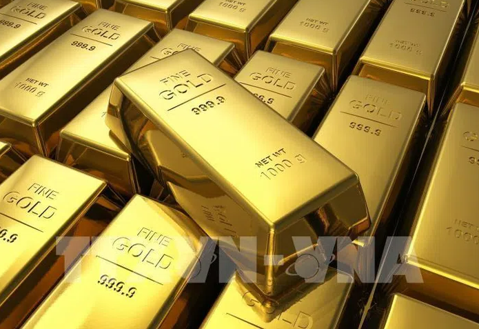 V&agrave;ng trong nước tiếp tục suy giảm. Ảnh minh họa: TTXVN