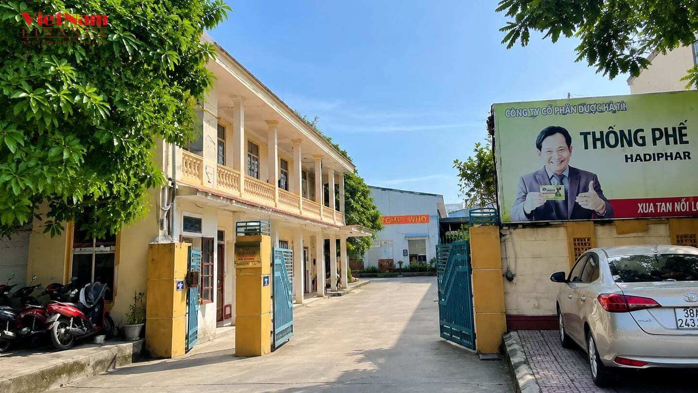 Trụ sở v&agrave; khu sản xuất của C&ocirc;ng ty Cổ phần Dược H&agrave; Tĩnh (Hadiphar)&nbsp;tại th&agrave;nh phố H&agrave; Tĩnh.