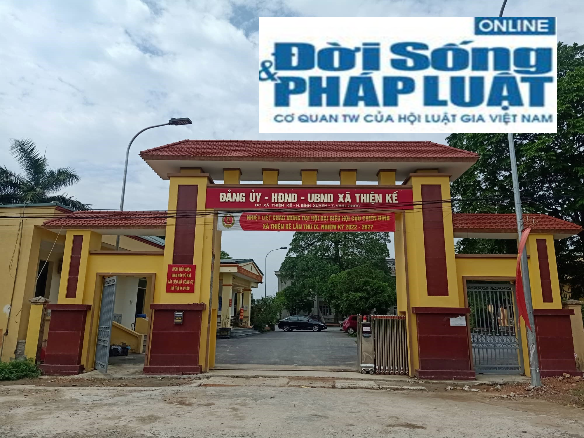 Trụ sở Ủy ban nh&acirc;n d&acirc;n x&atilde; Thiện Kế, huyện B&igrave;nh Xuy&ecirc;n, tỉnh Vĩnh Ph&uacute;c.