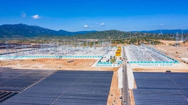 Dự &aacute;n Điện mặt trời Trung Nam Thuận Nam tại Ninh Thuận. (Nguồn: Trung Nam Group).