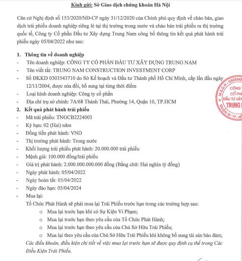 2.700 tỷ đồng tr&#225;i phiếu tiếp tục chảy về Trungnam Group - Ảnh 2