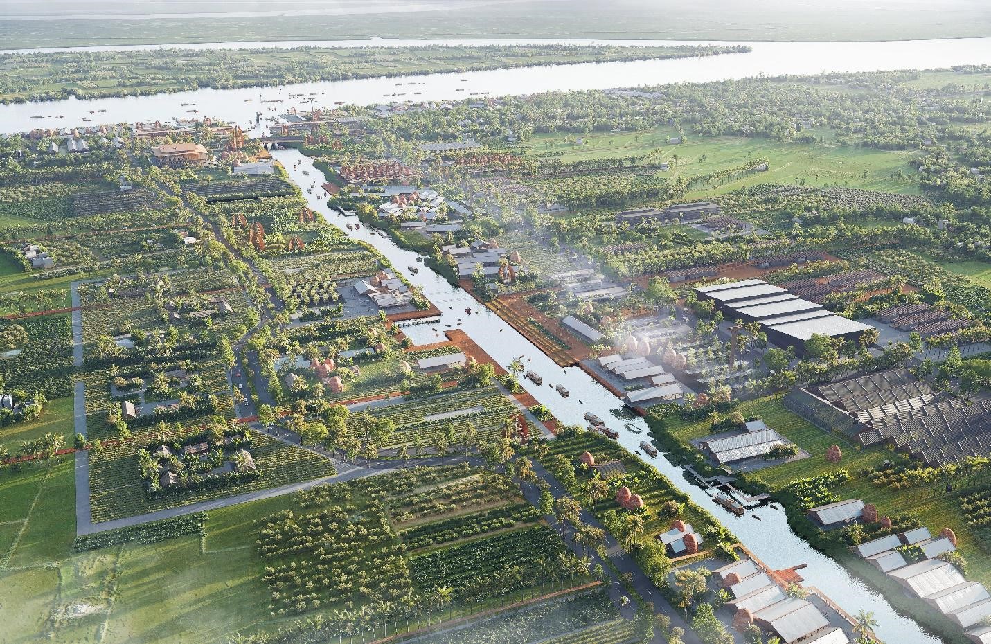 &nbsp;Phối cảnh tổng thể khu Di sản Đương đại Mang Th&iacute;t, huyện Mang Th&iacute;t, tỉnh Vĩnh Long. &nbsp;