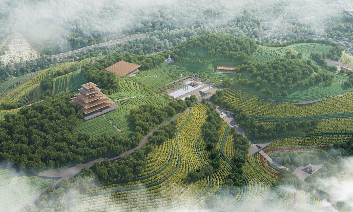 Tổ hợp c&ocirc;ng vi&ecirc;n (cảnh quan văn h&oacute;a, t&acirc;m linh) Kim Th&agrave;nh l&agrave; dự &aacute;n chiến lược, đ&oacute;ng vai tr&ograve; quan trọng trong việc kiến tạo diện mạo mới cho th&agrave;nh phố L&agrave;o Cai. &nbsp;