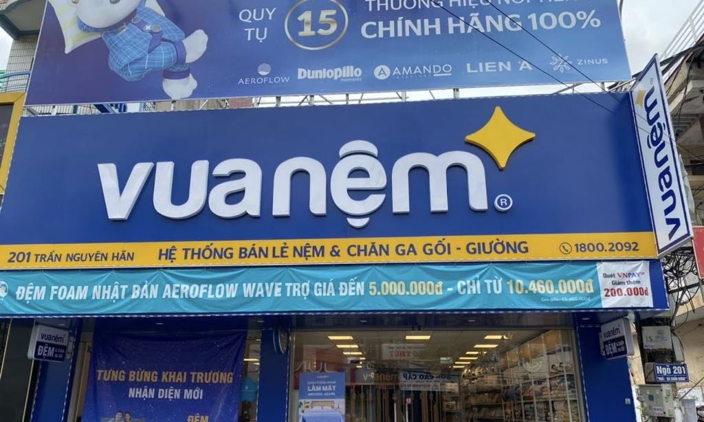 Cửa h&agrave;ng Vua Nệm