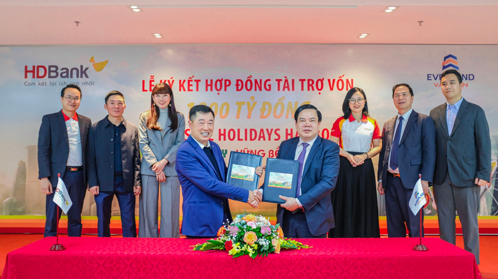 HDBank Quảng Ninh tài trợ tín dụng 1000 tỷ đồng cho dự án Crystal Holidays Harbour Vân Đồn - Ảnh 1