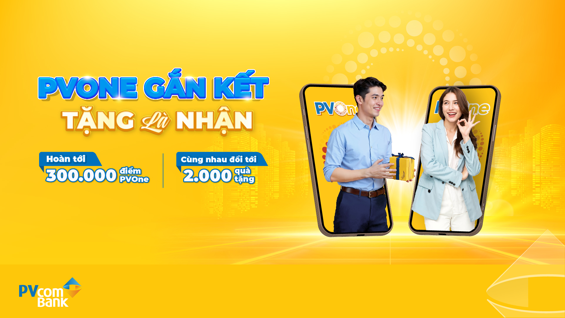 Kh&aacute;ch h&agrave;ng được ho&agrave;n điểm thưởng khi sử dụng t&iacute;nh năng tặng điểm PVOne tr&ecirc;n PVConnect &nbsp;