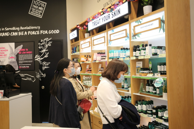 Thương hiệu The Face Shop xuất hiện tại Vincom Mega Mall Ocean Park.