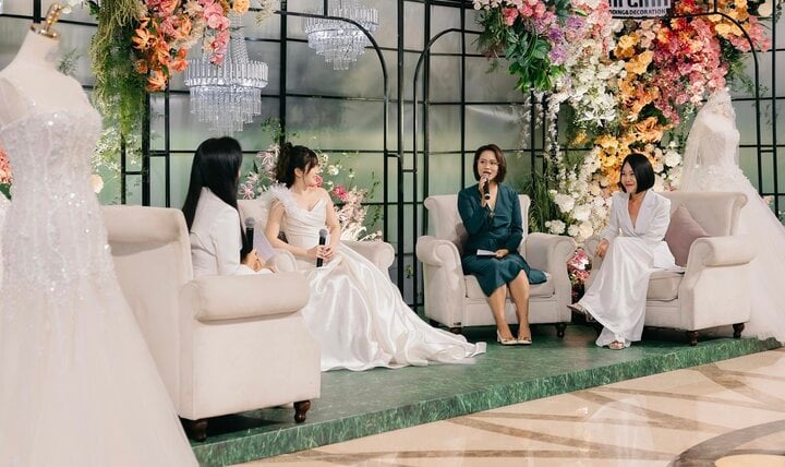 C&#225;c cặp đ&#244;i n&#244; nức trải nghiệm xu hướng cưới mới ở Almaz Wedding Fair 2024 - Ảnh 2