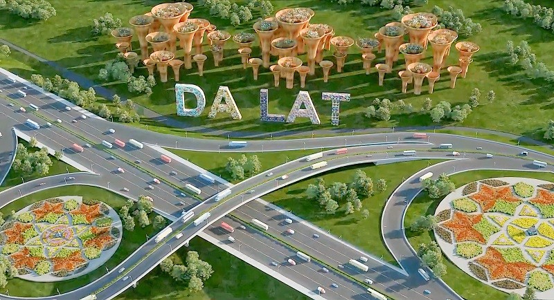 Ảnh phối cảnh dự &aacute;n cao tốc Bảo Lộc &ndash; Li&ecirc;n Khương