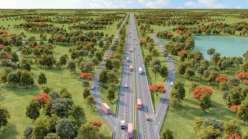 Ảnh phối cảnh dự &aacute;n cao tốc Bảo Lộc &ndash; Li&ecirc;n Khương
