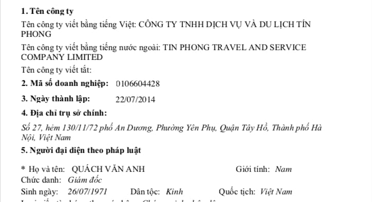 C&ocirc;ng ty cổ phần Ph&aacute;t triển hạ tầng v&agrave; đ&ocirc; thị Ho&agrave;ng Huy tiền th&acirc;n l&agrave; C&ocirc;ng ty TNHH dịch vụ v&agrave; du lịch T&iacute;n Phong, được th&agrave;nh lập ng&agrave;y 22/7/2014.