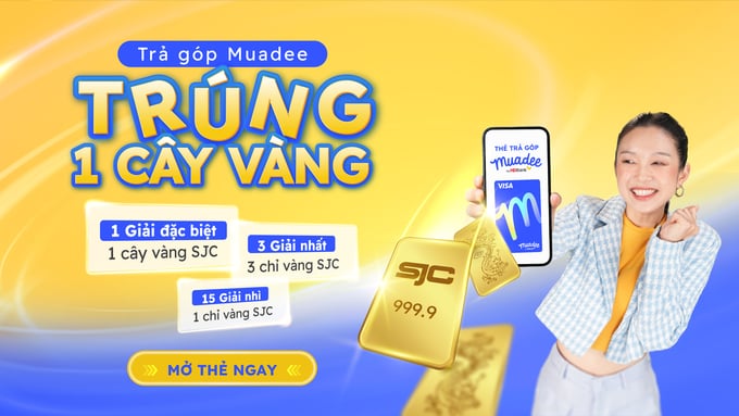 Tr&#250;ng v&#224;ng cực nh&#224;n với thẻ trả g&#243;p Muadee by HDBank - Ảnh 1