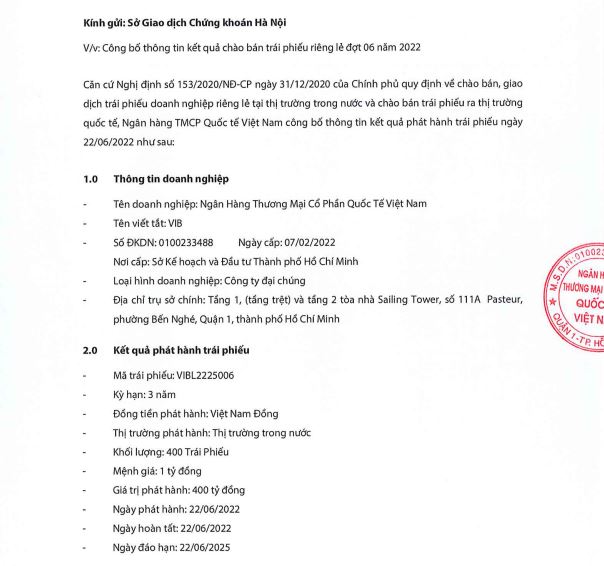 Ng&#226;n h&#224;ng VIB huy động 2.000 tỷ đồng tr&#225;i phiếu trong một th&#225;ng - Ảnh 2