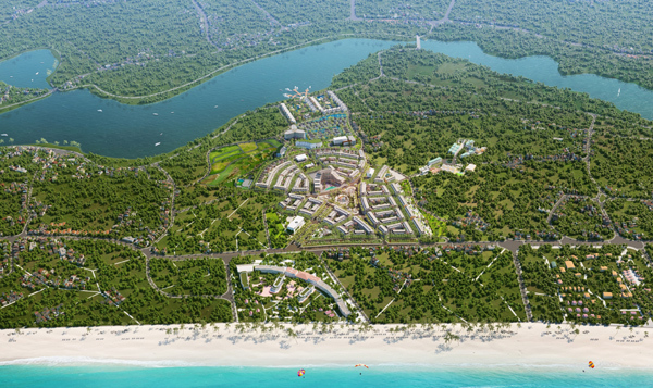 Dự &aacute;n La Queenara mở ra tiềm năng sinh lời hấp dẫn (Ảnh phối cảnh to&agrave;n dự &aacute;n)