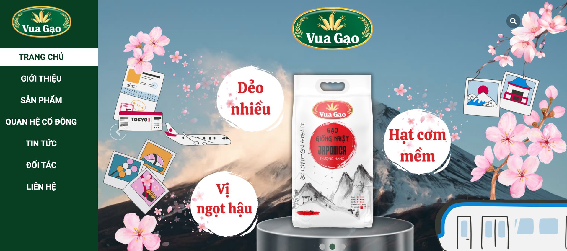 Website ch&iacute;nh thức của C&ocirc;ng ty&nbsp;cổ phần Thực phẩm Thi&ecirc;n Nhi&ecirc;n King Green