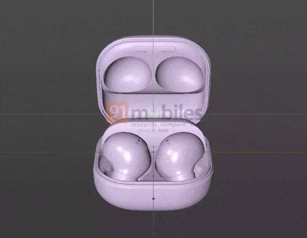 Ngoại h&igrave;nh của Galaxy Buds2 Pro gần như kh&ocirc;ng thay đổi, chỉ kh&aacute;c biệt ở một v&agrave;i chi tiết g&oacute;c cạnh.