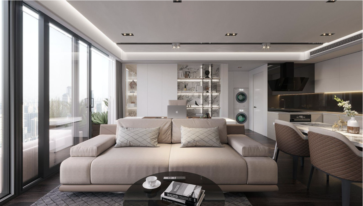 Kh&ocirc;ng gian sống - l&agrave;m việc - nghỉ dưỡng trong những căn hộ Multi-Functional Office tại Sunshine Sky City&nbsp; &nbsp;