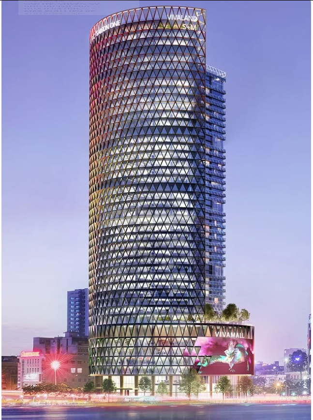 Logo Viva Land xuất hiện tại dự &aacute;n One Central HCM.