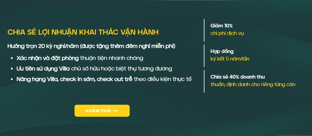 Ch&iacute;nh s&aacute;ch b&aacute;n h&agrave;ng dự &aacute;n Le Palmier Hồ Tr&agrave;m được chia sẻ tr&ecirc;n website lepalmier.vn.
