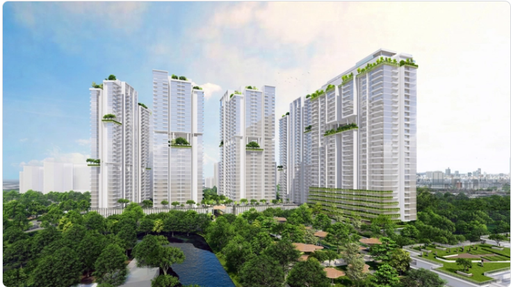 Phối cảnh dự &aacute;n khu phức hợp tại TP. Thủ Đức tr&ecirc;n quỹ đất 8 ha của CapitaLand Development.