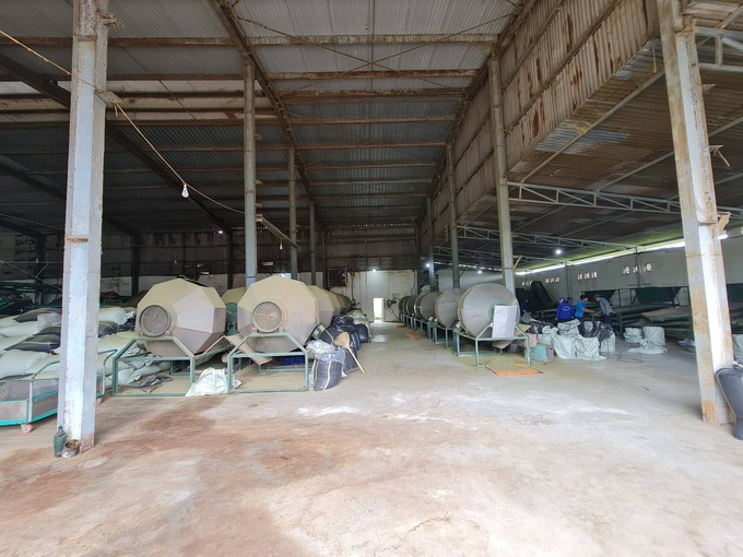 Xưởng chế biến sản xuất ch&egrave; của doanh nghiệp n&agrave;y.