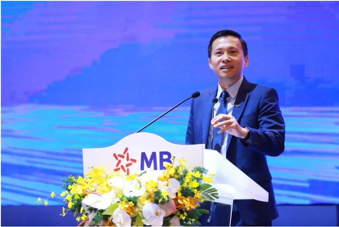 &Ocirc;ng Phạm Như &Aacute;nh, Tổng gi&aacute;m đốc MB ph&aacute;t biểu về chương tr&igrave;nh hoạt động trọng t&acirc;m năm 2025.