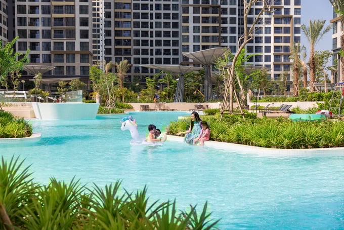 Tiện &iacute;ch nội khu cho trải nghiệm như resort.