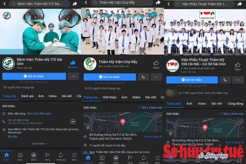 Một số cơ sở lợi dụng việc đặt t&ecirc;n giống c&aacute;c bệnh viện lớn g&acirc;y nhầm lẫn cho kh&aacute;ch h&agrave;ng.