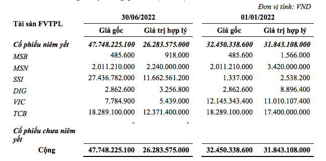SSI v&agrave; TCB l&agrave; 2 m&atilde; khiến Chứng kho&aacute;n Li&ecirc;n Việt lỗ nhiều nhất.&nbsp;