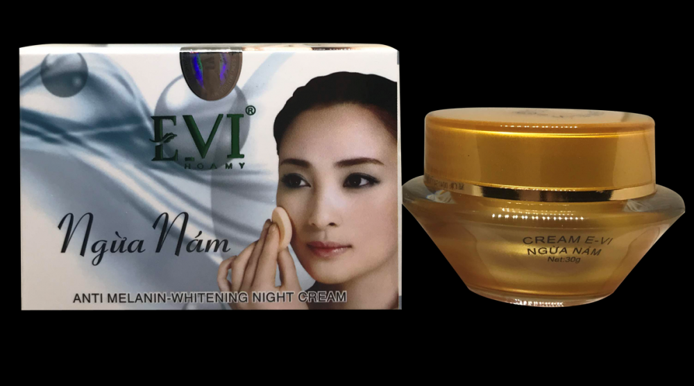 Kem ngừa n&#225;m, mờ t&#224;n nhang EVI Cream bị thu hồi tr&#234;n to&#224;n quốc - Ảnh 1