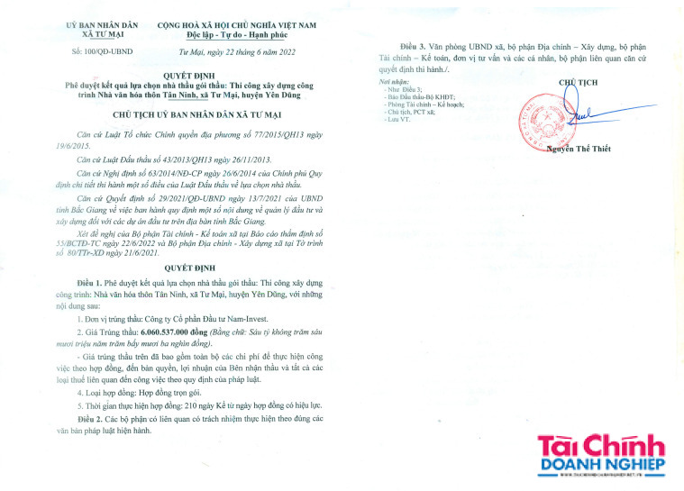Bắc Giang: Năng lực t&#224;i ch&#237;nh của C&#244;ng ty Nam – Invest “biến h&#243;a” qua từng g&#243;i thầu - Ảnh 3