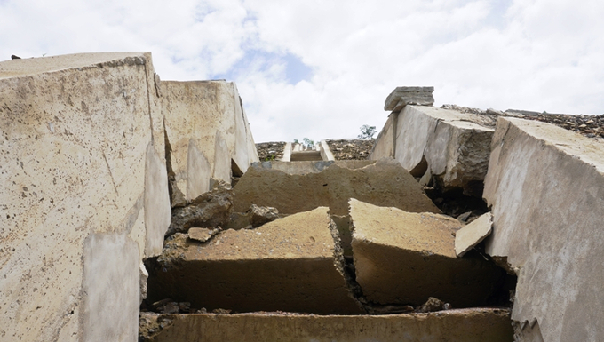 Dự &#225;n gần 37 tỷ vừa b&#224;n giao đ&#227; hư hỏng: Nh&#224; thầu tr&#250;ng nhiều dự &#225;n tại địa phương - Ảnh 2