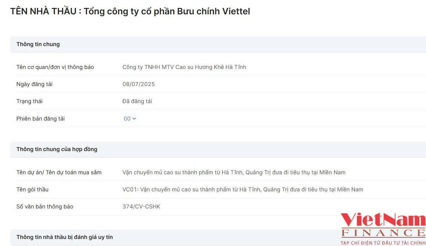 Vướng lỗi kh&ocirc;ng thương thảo hợp đồng, Viettel Post bị &ldquo;b&ecirc;u t&ecirc;n&rdquo;&nbsp;trong g&oacute;i thầu vận chuyển tại H&agrave; Tĩnh &ndash; Quảng Trị.