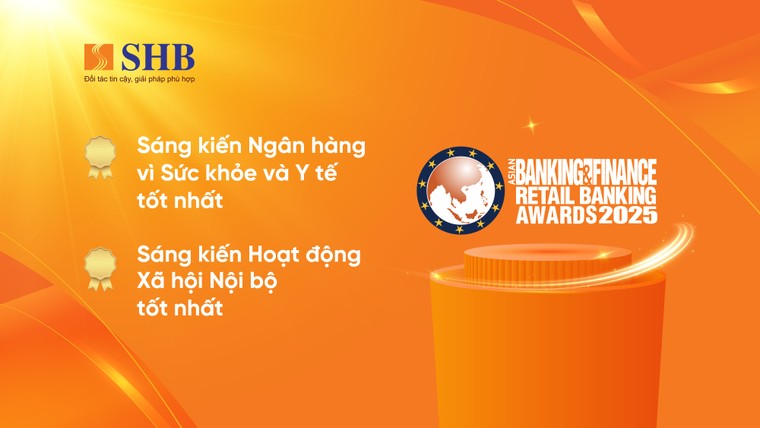SHB nhận 4 giải thưởng lớn tại Asian Banking &amp; Finance Awards 2025 - Ảnh 1