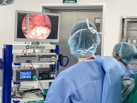 Vinmec Cần Thơ phẫu thuật nội soi thành công khối u tử cung lớn phức tạp - Ảnh 2