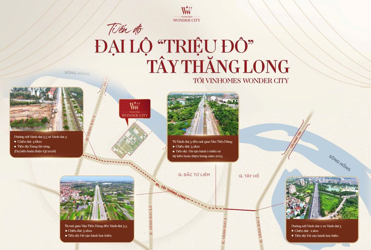 Lộ diện toạ độ “hưởng lợi k&#233;p” khi đại lộ T&#226;y Thăng Long ho&#224;n thiện - Ảnh 1