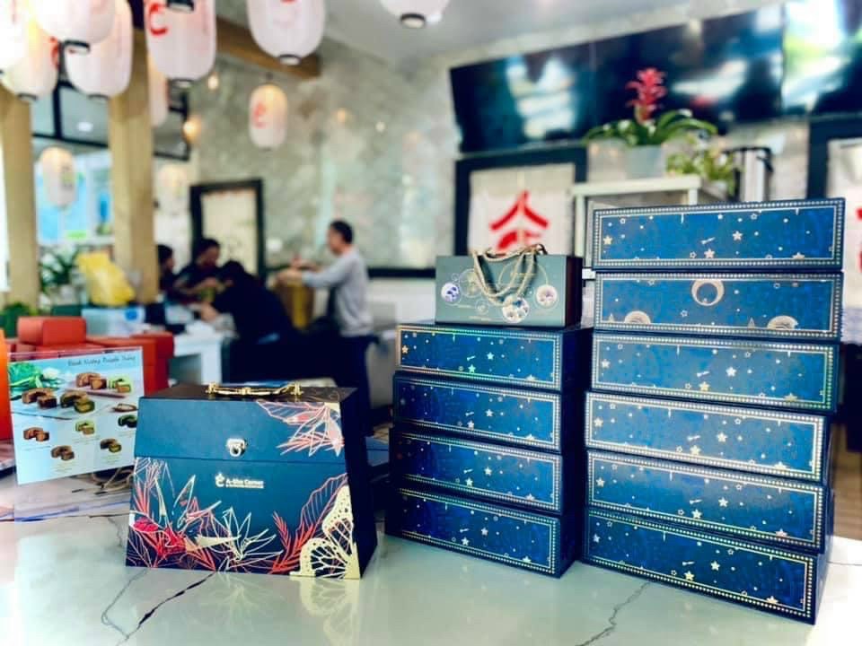 Sản phẩm b&aacute;nh trung thu TAI THONG MOONCAKE tại thị trường nước ngo&agrave;i.
(Ảnh được c&ocirc;ng ty TNHH Quốc Tế SMG cung cấp).