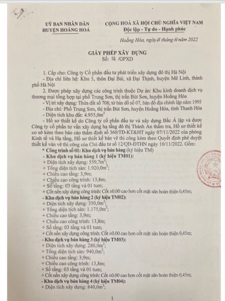 Li&ecirc;n quan đến th&ocirc;ng tin cho rằng: GPXD gần đ&acirc;y đ&atilde; được điều chỉnh. Đại diện Ph&ograve;ng Kinh tế Hạ tầng huyện Hoằng H&oacute;a khẳng định kh&ocirc;ng c&oacute; chuyện đ&oacute;.