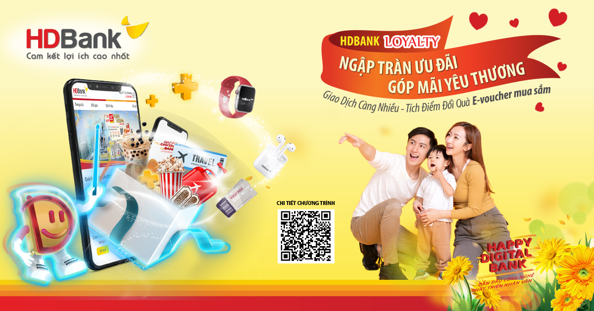 Giao dịch trực tuyến, t&#237;ch điểm đổi qu&#224; hấp dẫn c&#249;ng HDBank Loyalty - Ảnh 1