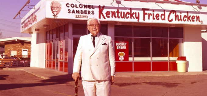 Một "đế chế" KFC sẽ kh&ocirc;ng tồn tại nếu Harland Sanders ngừng cố gắng.